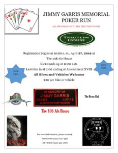 Jimmy Garris Memorial Poker Run @ The 108 Ale House | Rincon | Georgia | United States