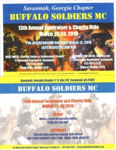 Buffalo Soldiers MC - 13th Annual Fundraiser & Charity Ride @ Clarion Suites & Conference Center | Savannah | Georgia | United States