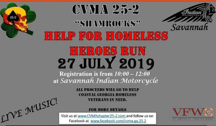 CMVA 25-2 Help for Homeless Heroes Run @ Indian Motorcycle Savannah | Savannah | Georgia | United States