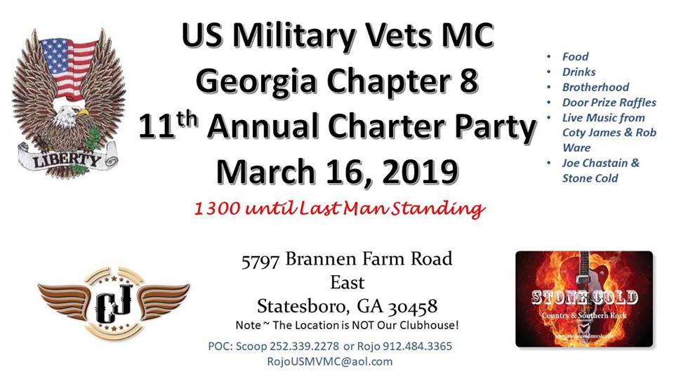 USMV MC GA 8 Chapter Party @ Statesboro | Georgia | United States