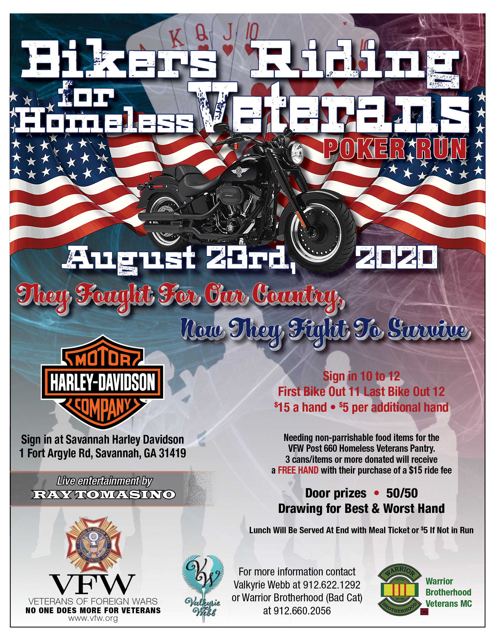 Bikers riding for Homeless Veterans @ Savannah Harley-Davidson | Savannah | Georgia | United States