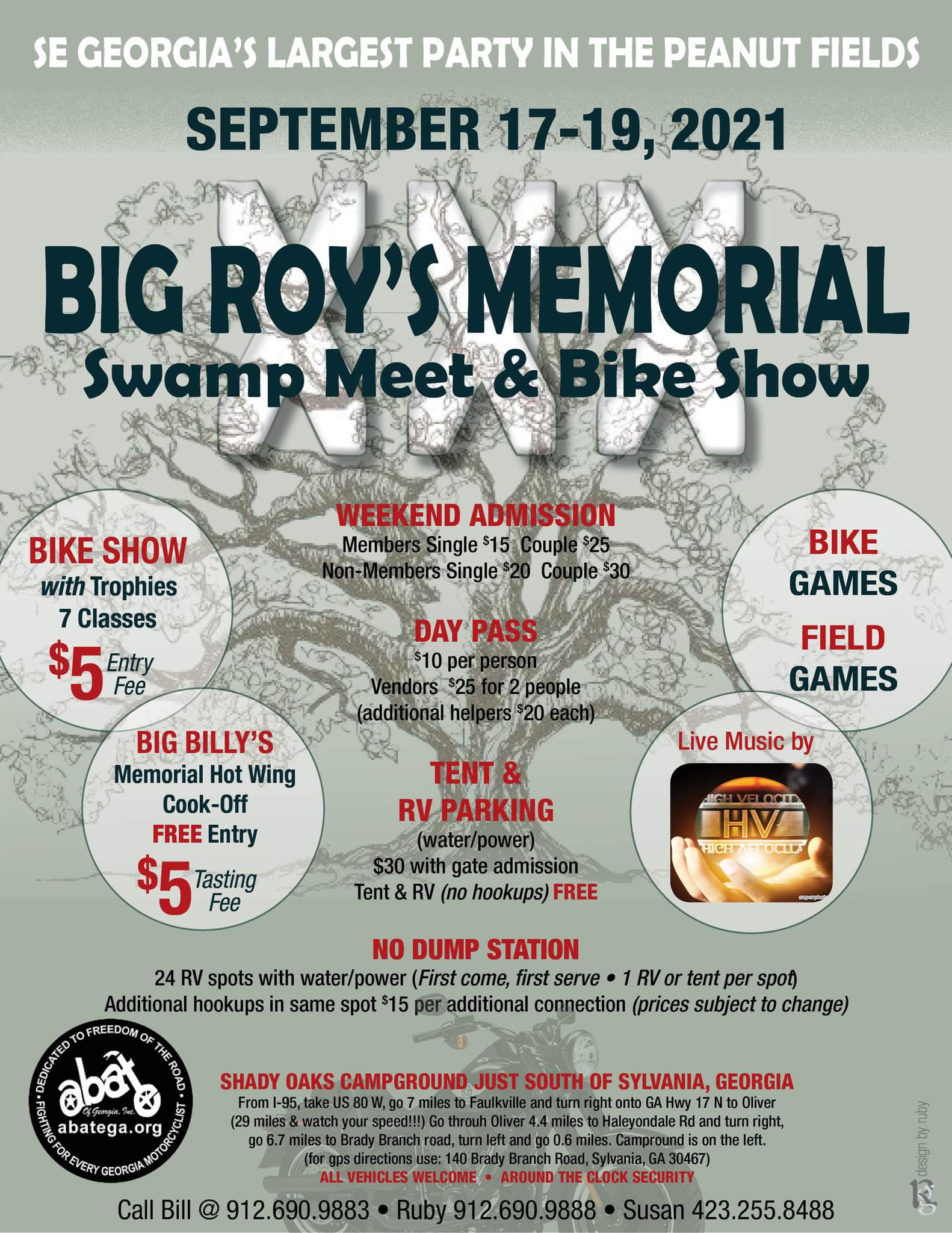 Big Roy's Swamp Meet - XXX @ Shady Oaks Campground | Georgia | United States