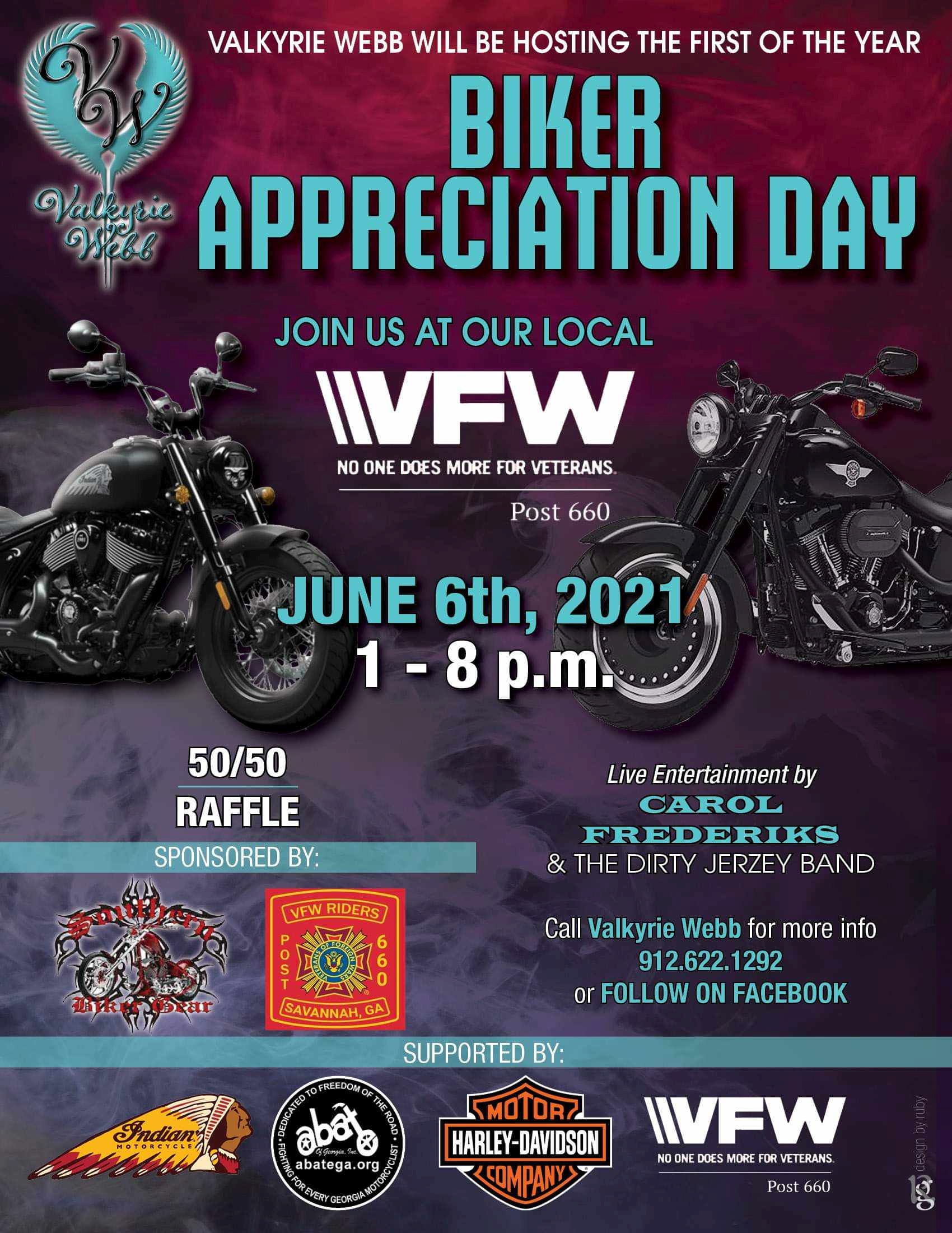 VFW Riders - Biker Appreciation Day @ VFW Post 660 | Savannah | Georgia | United States