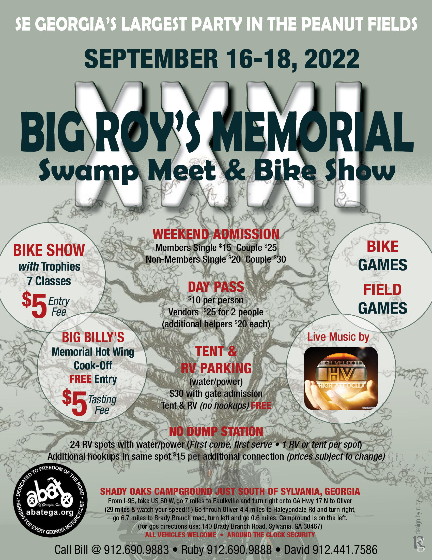 Big Roy's Swamp Meet XXXI @ Shady Oaks Campground | Georgia | United States