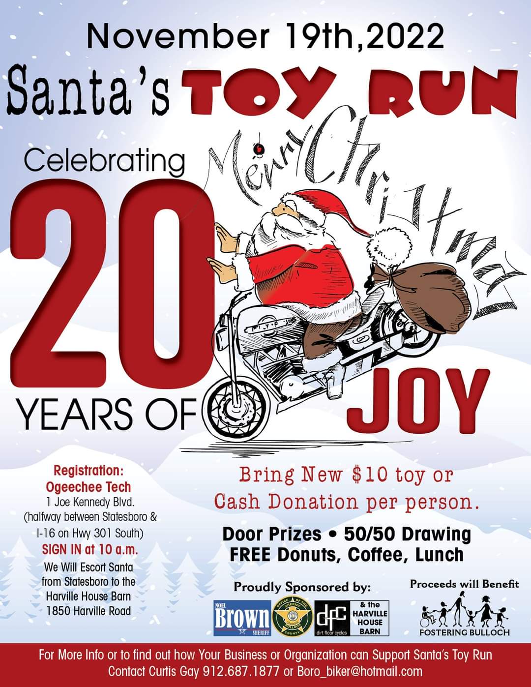Santa's Toy Run @ Ogeechee Tech | Statesboro | Georgia | United States