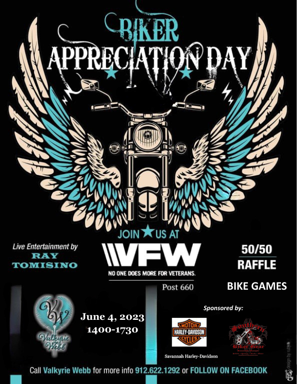 VFW - Biker Appreciation Day @ VFW Post 660 | Savannah | Georgia | United States
