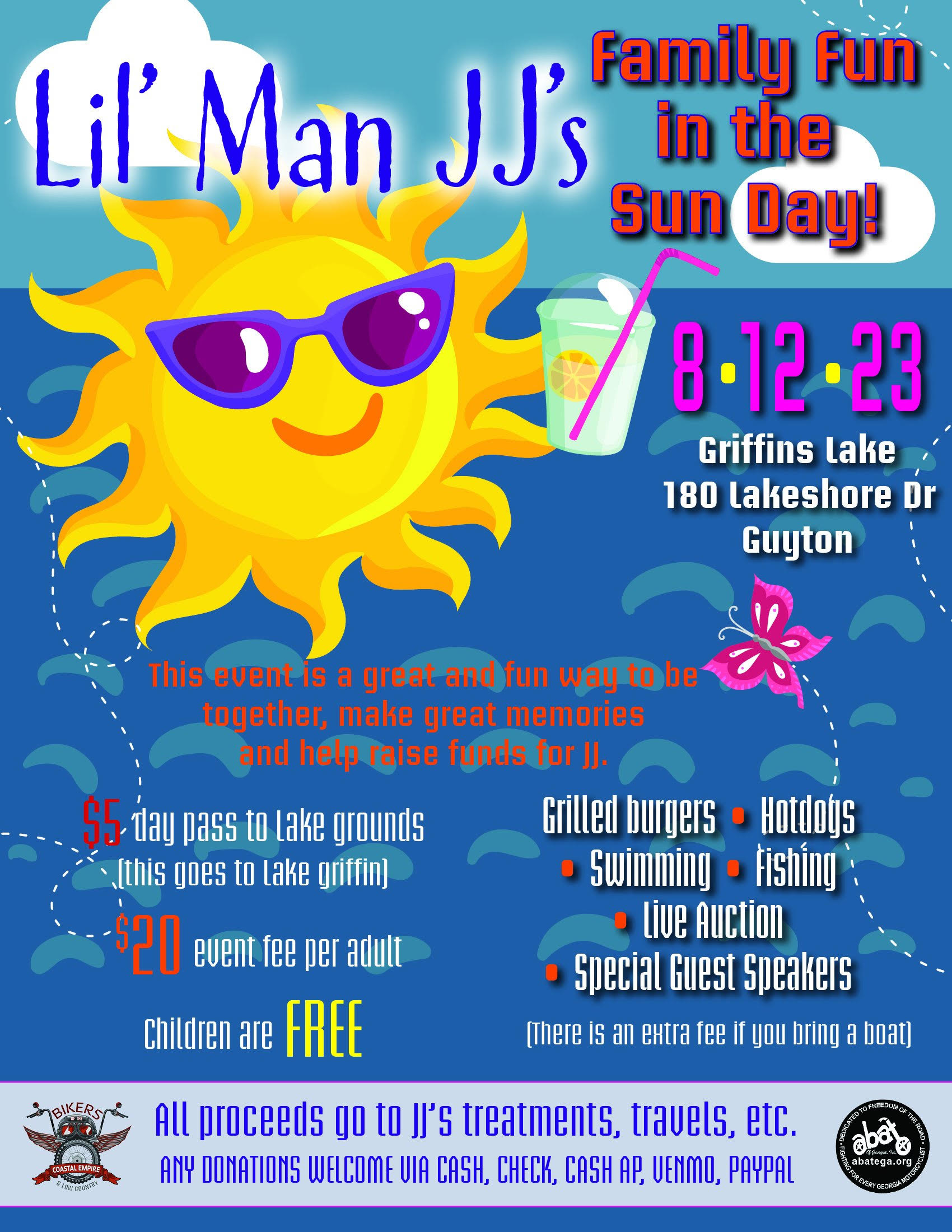 Li'l Man JJ's Family Fun in the Sun @ Griffin's Lake | Guyton | Georgia | United States