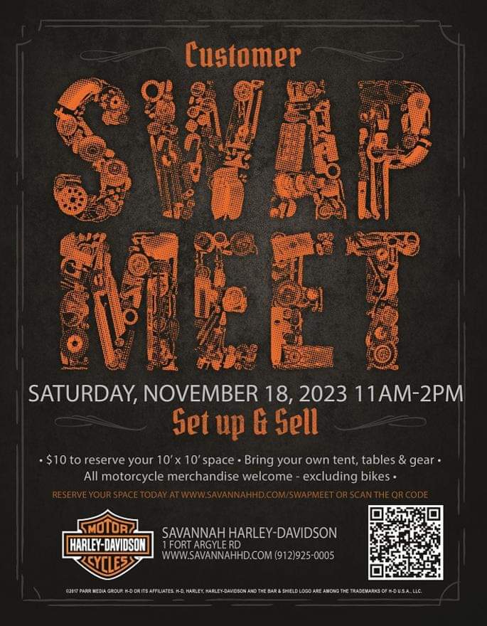 Customer Swap Meet @ Savannah Harley-Davidson | Savannah | Georgia | United States