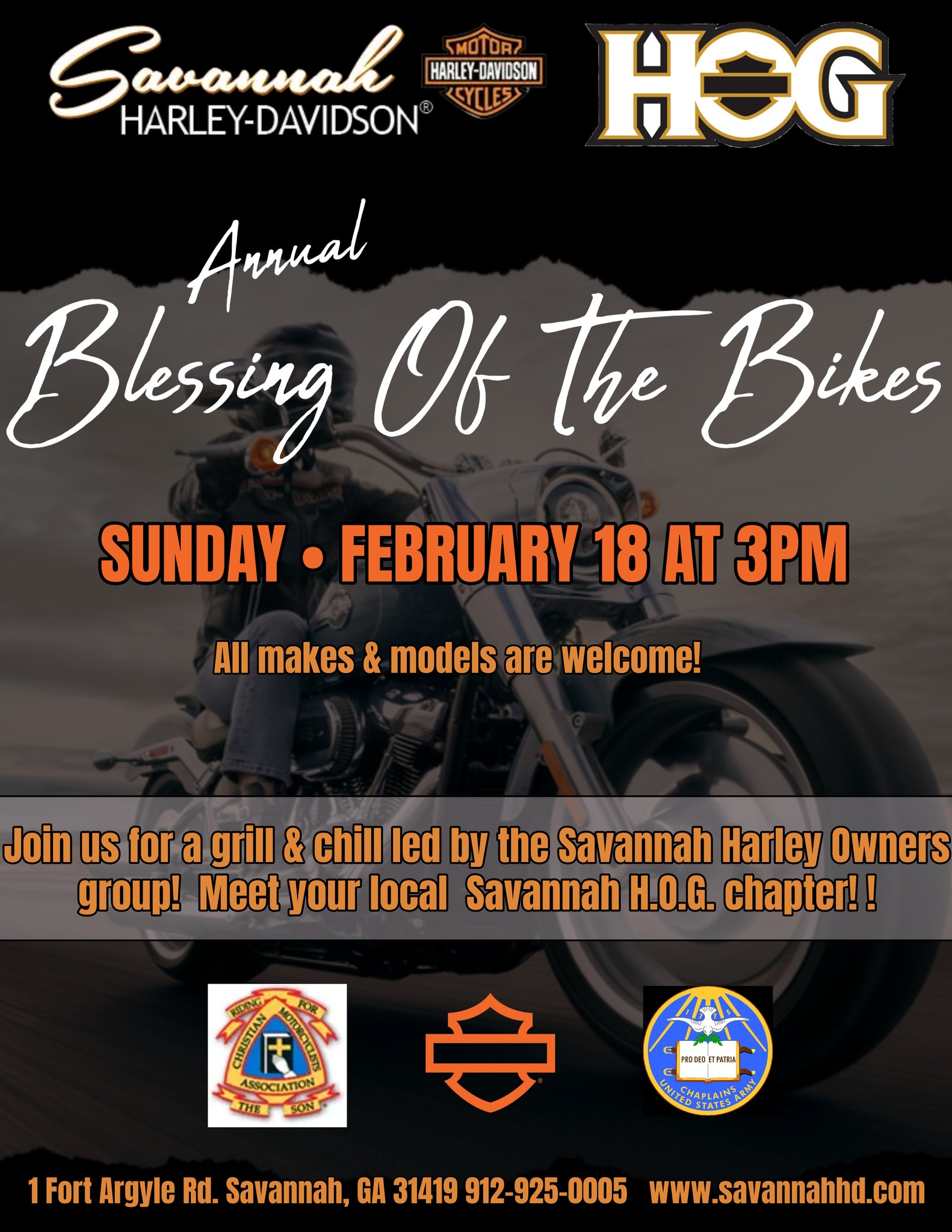 Savannah HD Blessing of the Bikes @ Savannah Harley-Davidson | Savannah | Georgia | United States